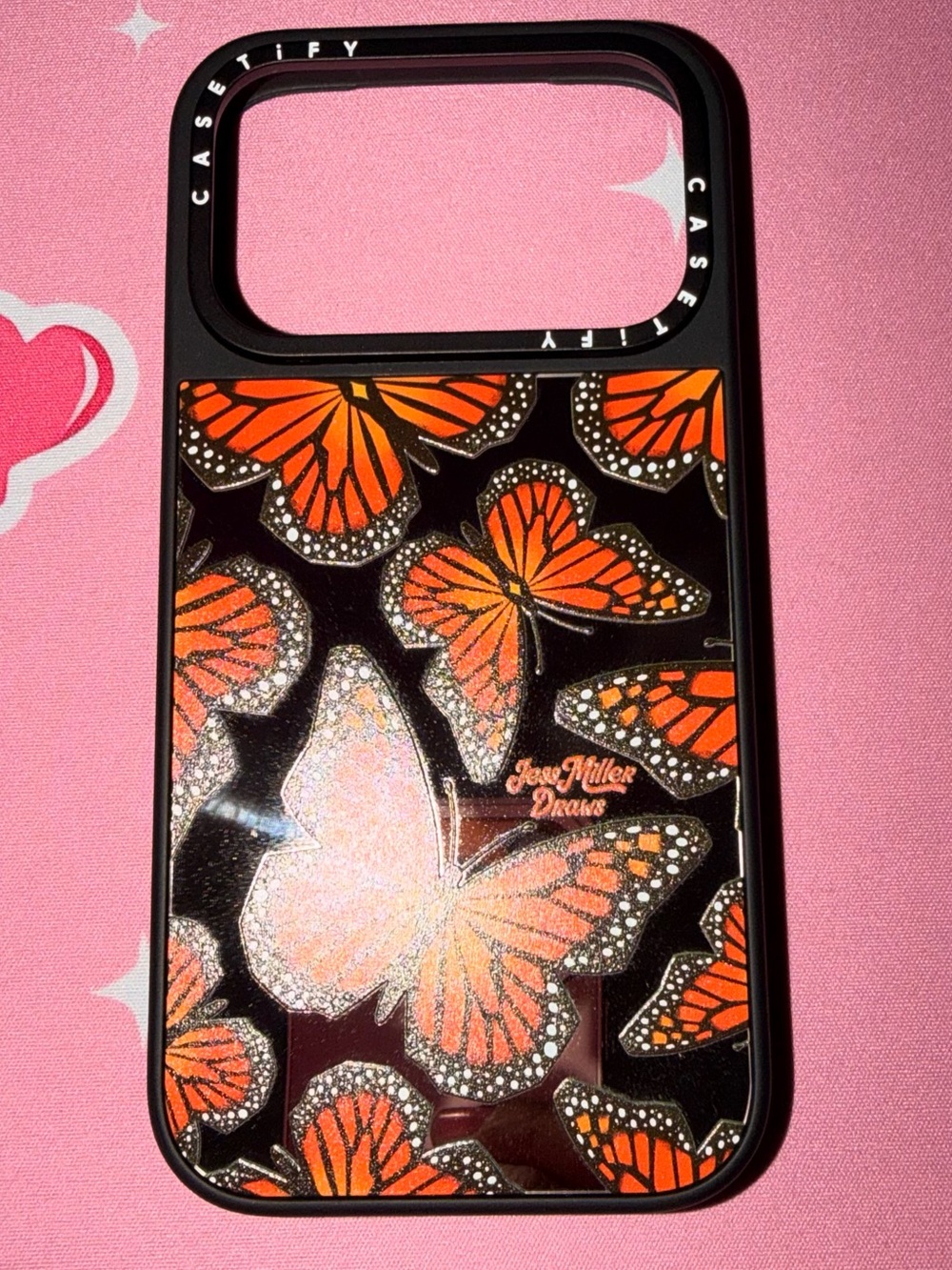 CASETiFY - Orange Butterfly- iPhone 17 Pro
